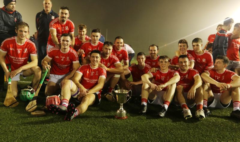 Monaleen celebrate Limerick County Cup final victory over Ahane 