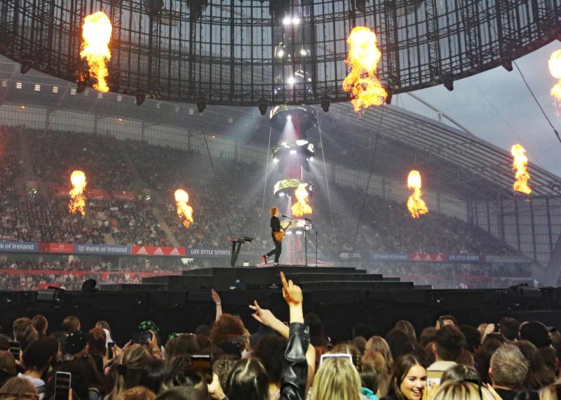 Ed Sheeran apologies to Munster fans as he takes over Thomond Park 