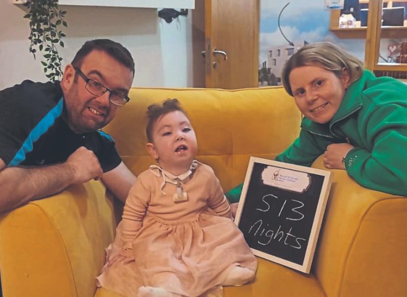 Little girl welcomed home to Limerick after spending over 500 days at Crumlin Hospital