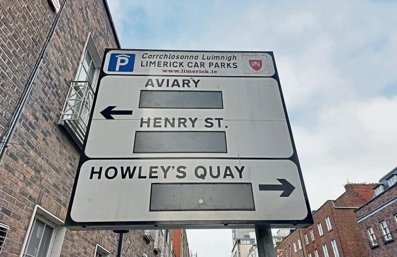 Calls to remove 'broken digital signs' in Limerick