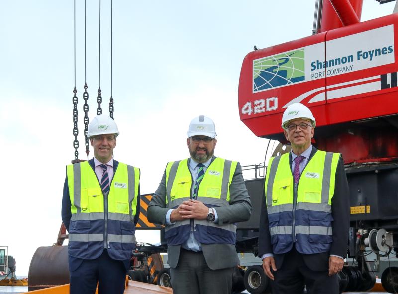 European ambassadors visit Foynes Port for briefing on renewable energy plan for Shannon Estuary 