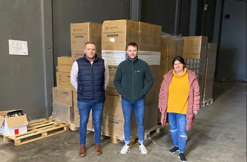 Limerick manufacturing company donated considerable amount of PPE bound for Ukraine hospitals