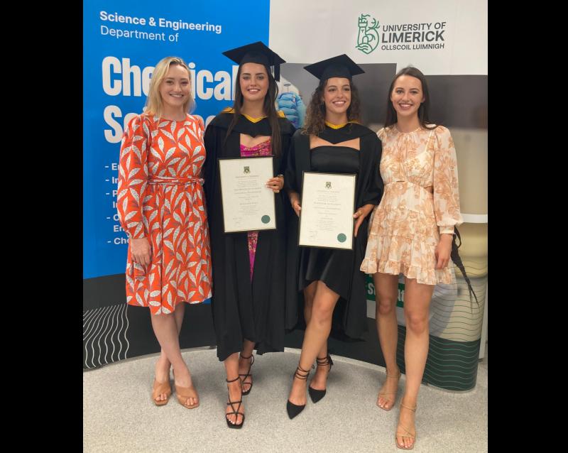 Four science sisters graduate from same University of Limerick course