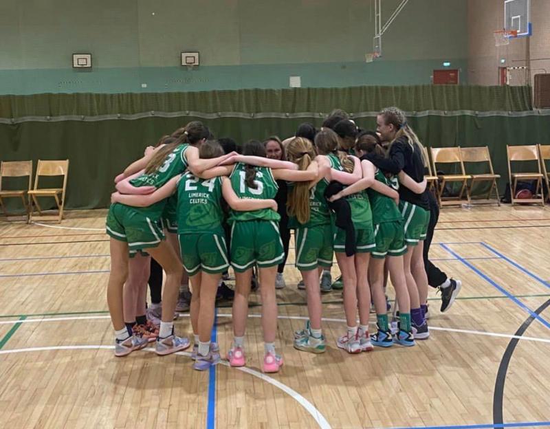 National title glory for Limerick Celtics U14 basketball team