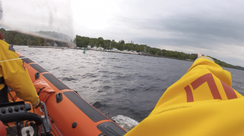 Rescue services respond to cruiser run aground in Lough Derg