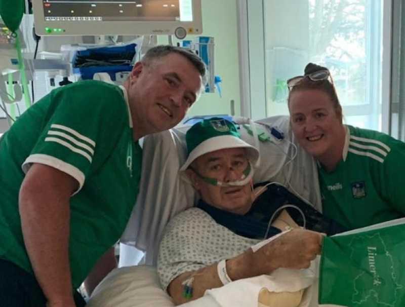 Limerick man flies flag from UHL after falling off ladder trying to put it up 