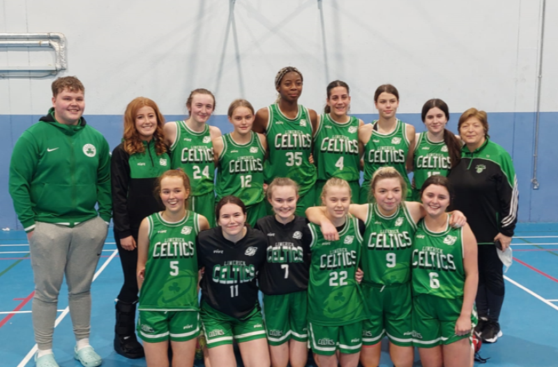 Limerick Celtics' sides in All-Ireland semi final action