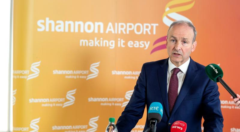 Taoiseach speaks with Ukrainian Prime Minister at Shannon Airport