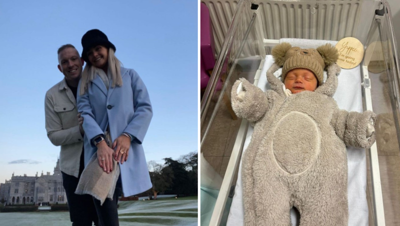 All-Ireland winning hurler and fianc&eacute;e welcome baby boy