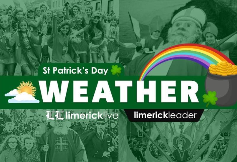 Limerick Weather for St Patrick's Day 
