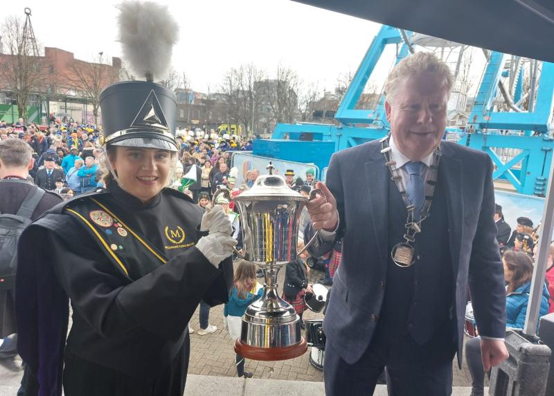 Mullingar Town Band 'top brass' at Limerick's International Band Parade