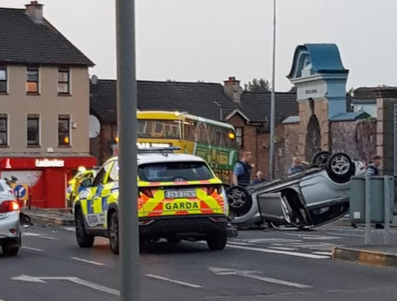 Investigation launched after car overturns close to Limerick hospital