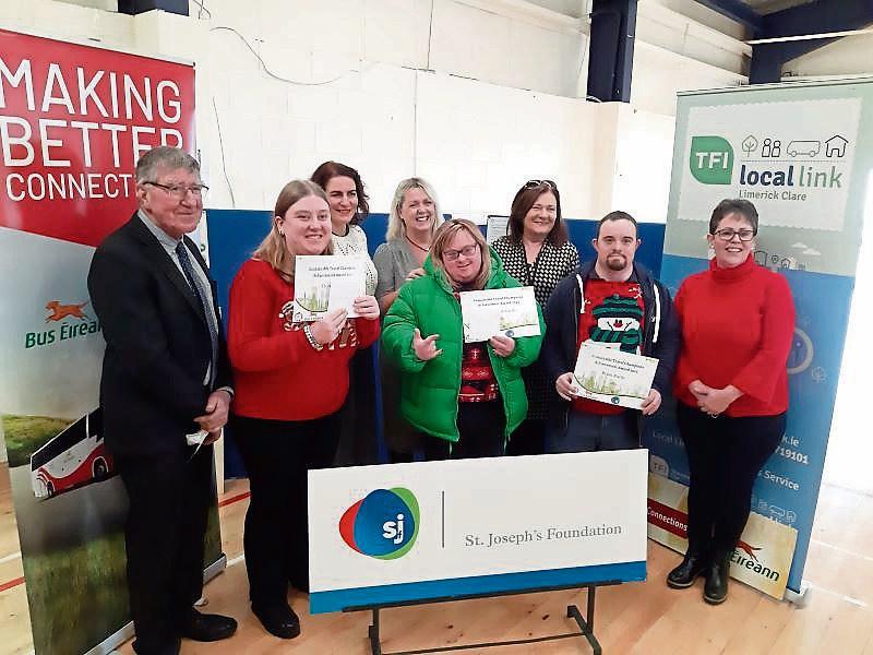 Service users at St Joseph&rsquo;s in Limerick awarded for moving tosustainable travel