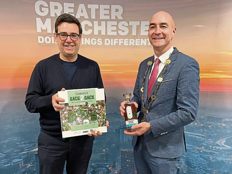 Limerick mayor visits Manchester as links are copper-fastened