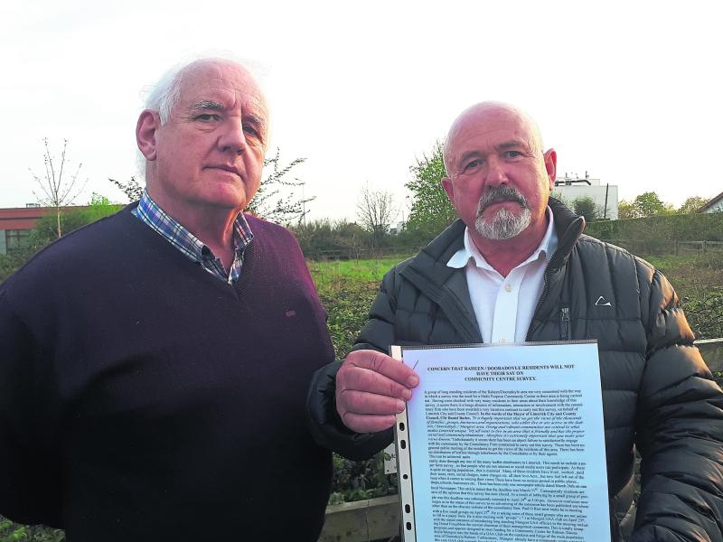 Residents in Limerick suburb call for additional consultation over community centre plans