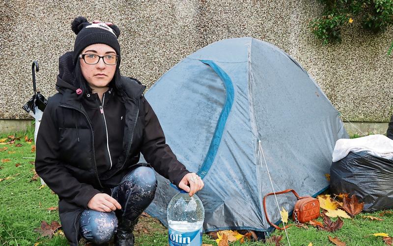 Homeless woman speaks about facing into Christmas while living in a tent in Limerick