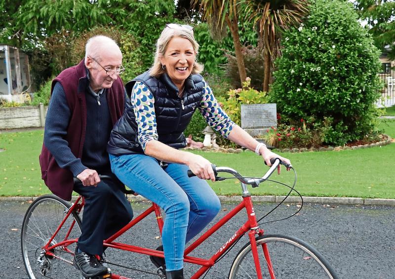 89  year-old Limerick nursing home resident enjoys new tandem bike