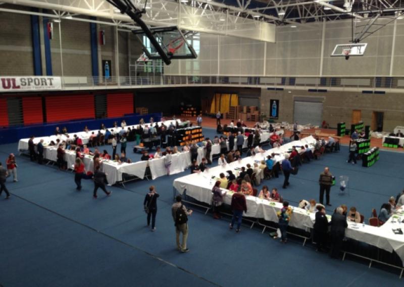 Counting is underway at the Arena in UL this Saturday