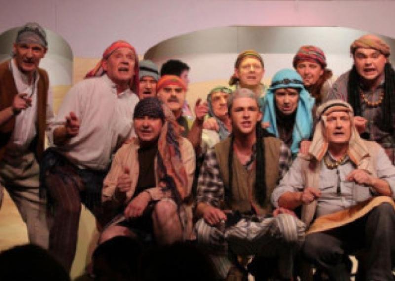 Members of the Newcastle West Musical Society performing their production of Joseph and his amazing technicolour dreamcoat last year