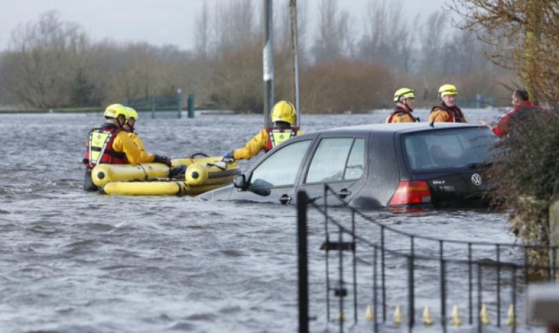 Flooding in St Mary's Park, Limerick where the river Shannon burst its banks at the start of the month. PIC: Liam Burke/Press22