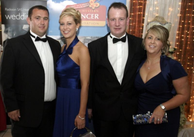 The late Jason Corbett with Molly Martens, and the children's new guardians Tracey and David Lynch