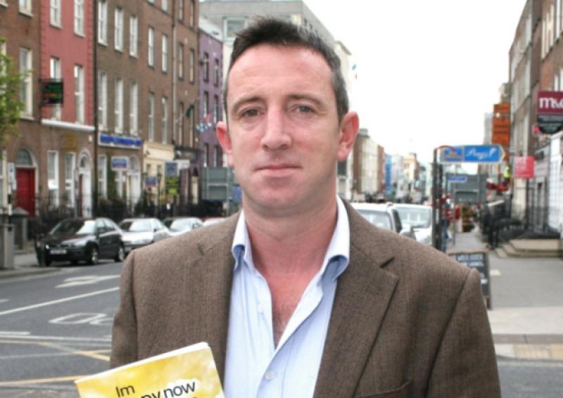 Diarmuid Hudner from Effin, with a copy of his book on teenage bullying 'I'm Happynow.com'