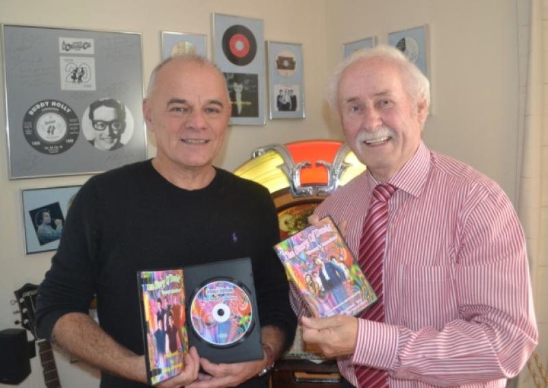 Michael McNamara, RTE Gold with Paddy Brennan, Limerick Rock n Roll Club, who produced the DVD on Granny's Intentions