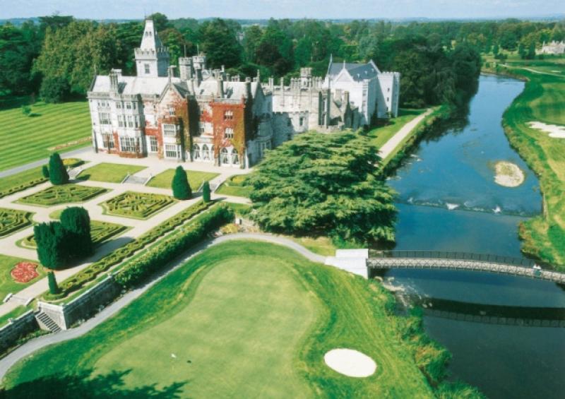 Investment: Adare Manor resort is to get a major revamp. Below, owner JP McManus