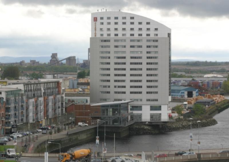 The Clarion Hotel in Limerick is up for sale