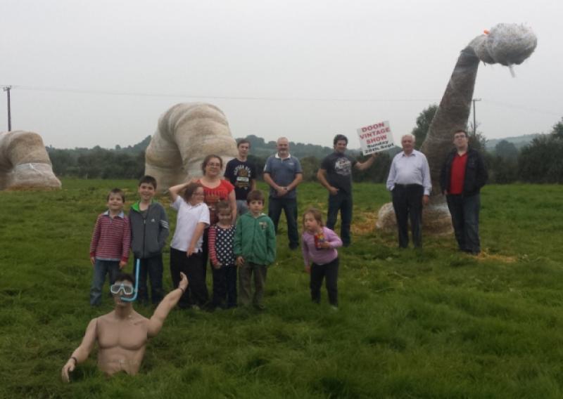 What Loch Ness monster hunters have been searching for for decades   the great beast turned up in Doon to promote Sundays  Doon Vintage Show