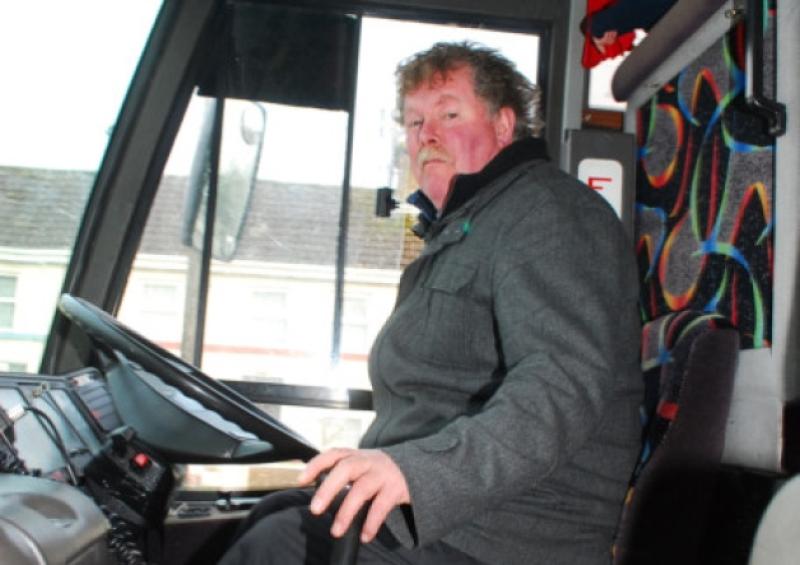 It took bus driver Davy Ryan an hour and a half to drive from Kilmallock to Bruff. Picture: Declan Hehir