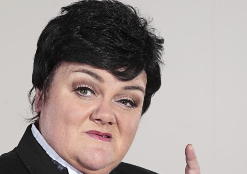 June Rodgers as Oliver Bond - one of her many comic creations, which she brings to the UCH on Friday, June 5. See www.uch.ie