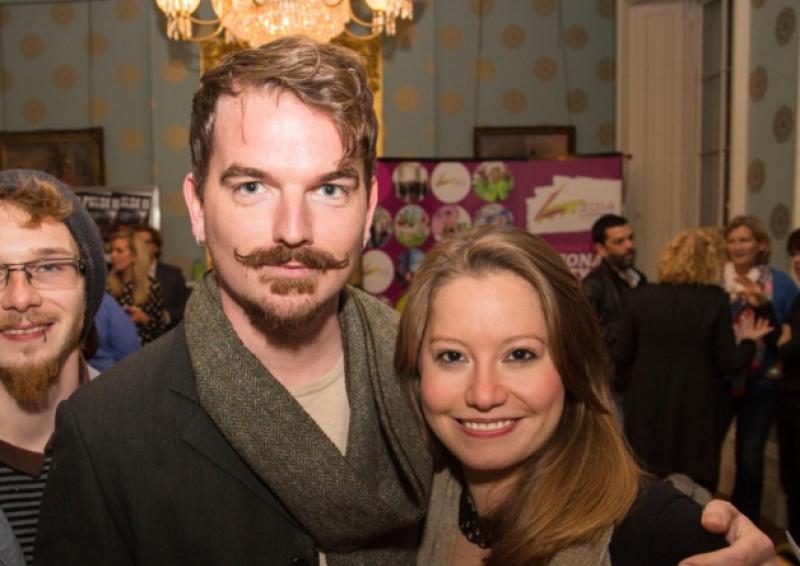 Limerick actor Actor Kevin Kiely Jnr, pictured here with Nora Rodriguez, is featuring in a reading of Journey's End for Bottom Dog