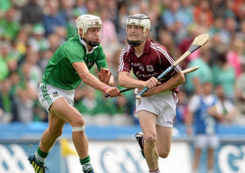 Conor Shaughnessy, Galway, in action against Andrew La Touche Cosgrave, Limerick, in the All Ireland MHC semi-final last weekend