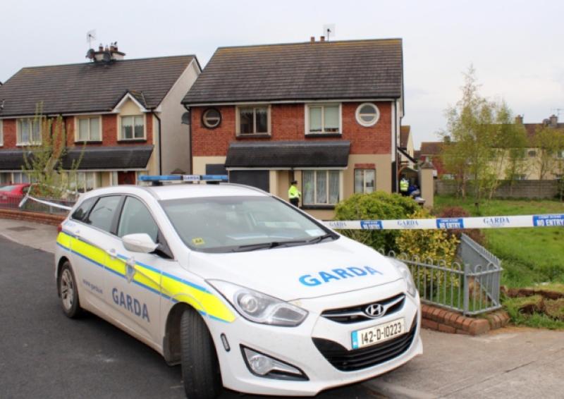 The house in The Grove, Pallasgreen, where a man was fatally stabbed last night. Picture: Michael Cowhey
