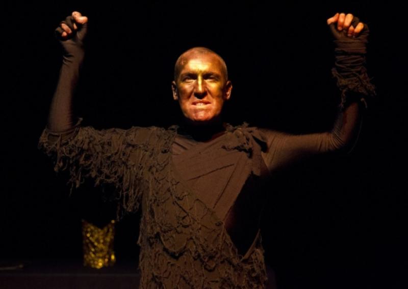 Pat Kinevane in Underneath, opening in the Lime Tree Theatre next week for City of Culture. Picture: Patrick Redmond