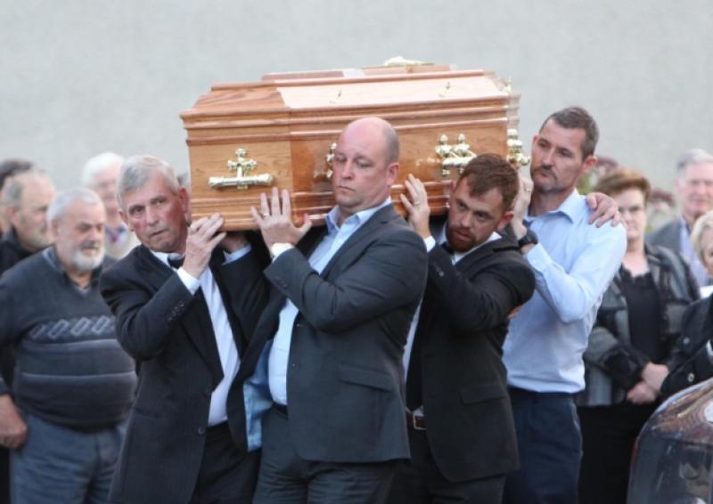 The funeral of Doon man John O'Donoghue took place this Tuesday