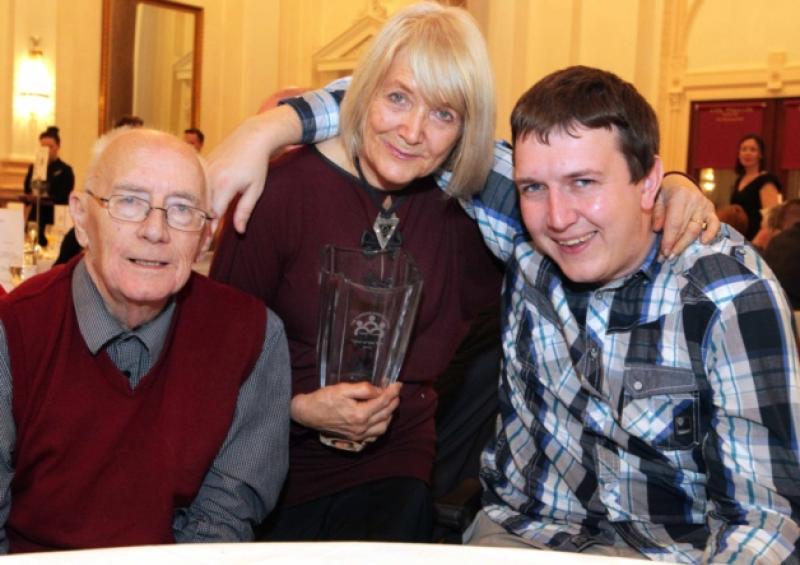Anne Curtin won the Tunstall Emergency Response national Carer of the Year 2013 for the care she provides to her husband Michael (left) and Andrew, who nominated her for the 'unbelievably selfless and kind' work she does. Picture: Mark Stedman/Photocall Ireland