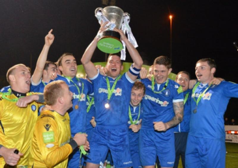 Limerick FC celebrate their Airtricity League Division 1 success in 2012