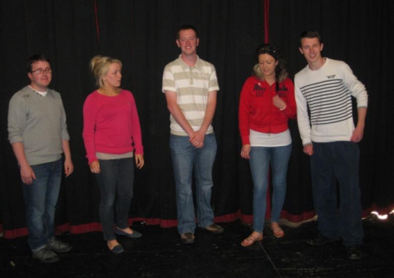 Starring cast: Sean Coffey, Josy O'Dwyer, Matthew Ryan, Edel O'Driscoll and Oliver O'Driscoll, both from Pallasgreen