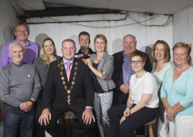 Some of the past and present committee members with the new mayor of Limerick Liam Galvin pictured at the launch of Gather By The Feale 2015 held last Friday night in Jack Ryans Bar, Abbeyfeale, pictured l-r: Dee Dennisson, Jim OConnor, Mary Fitzgerald, Mayor Liam Galvin, Mike Scannell, Orla Dennisson, Christy Kelliher, Olive Sheehan, Aine Ryan and Angela ORourke