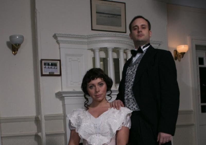 Sinead O'Sullivan and Nigel Dugdale, starring in College Players' production of A Doll's House