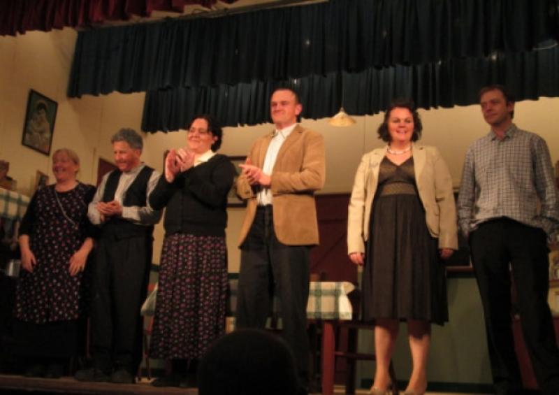 Marie Hennessy, Jonas Callanan, Nora Hartigan, Paudie Heffernan, Sarah Croker and James McGrath preparing to wow audiences in Emly this weekend