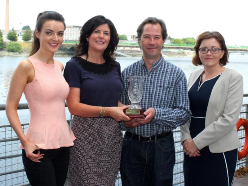 Myles Breen with Aine Fitzgerald (Limerick Leader), Mary Daly (Southern) and Elaine Ryan (Clarion Hotel) [Picture: Mike Cowhey]