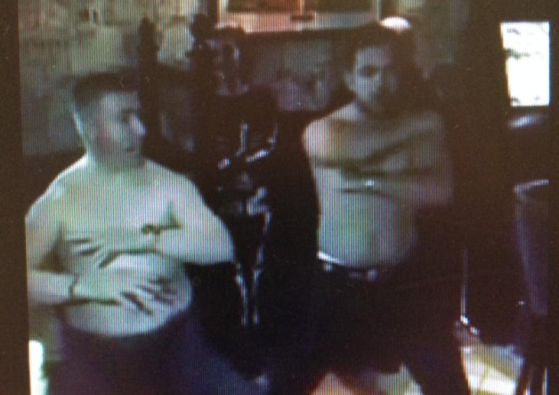 Derek Ryan (left), Oola, doing the haka