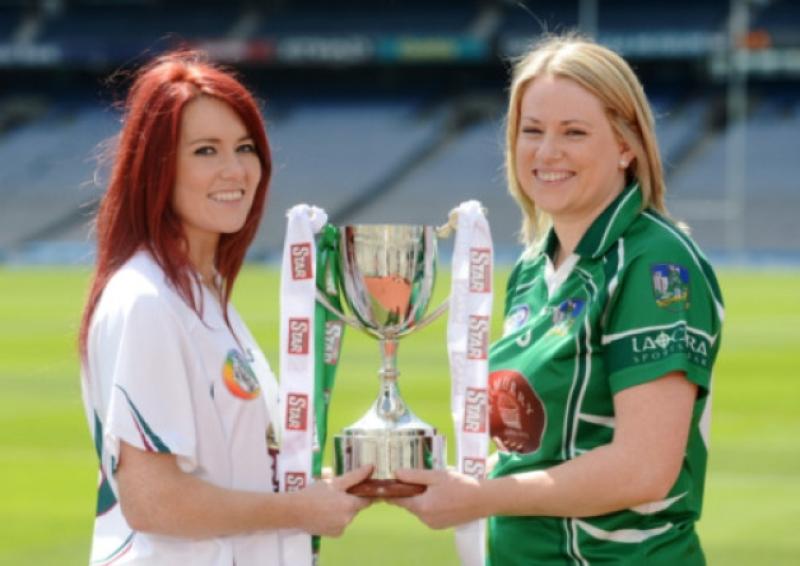 County captains from Division 2: Clodagh Flanagan, Kildare, and Michelle Casey, Limerick