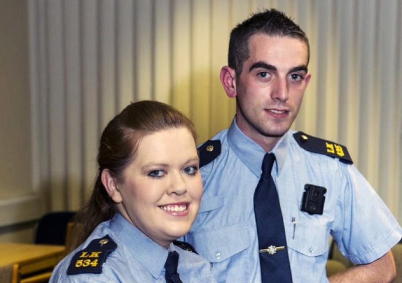 Garda Niamh Kennelly and Garda Paul Baynham  Picture: Keith Wiseman