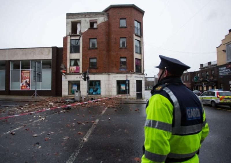 The storm damage near Sarsfield bridge and across the city attracted huge readership online. Picture: Alan Place