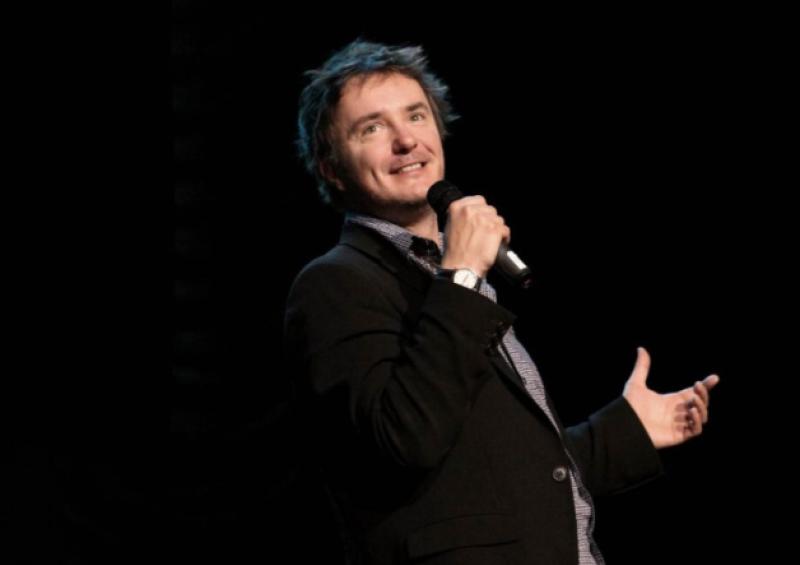 Comedian Dylan Moran, who is coming to the UCH on October 6