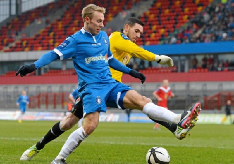 Limerick FC attacking player Danny Galbraith who has returned from injury